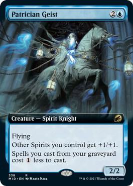 Patrician Geist (Extended Art) (338) [Innistrad: Midnight Hunt] [Extended Art]