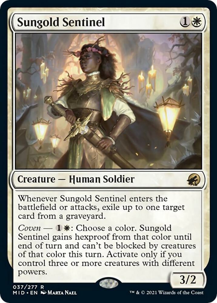 Sungold Sentinel (37) [Innistrad: Midnight Hunt]