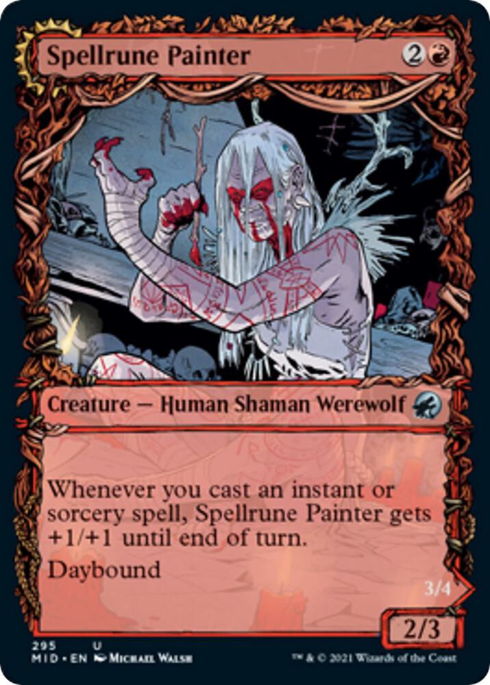 Spellrune Painter (Showcase) (295) [Innistrad: Midnight Hunt] [Showcase]
