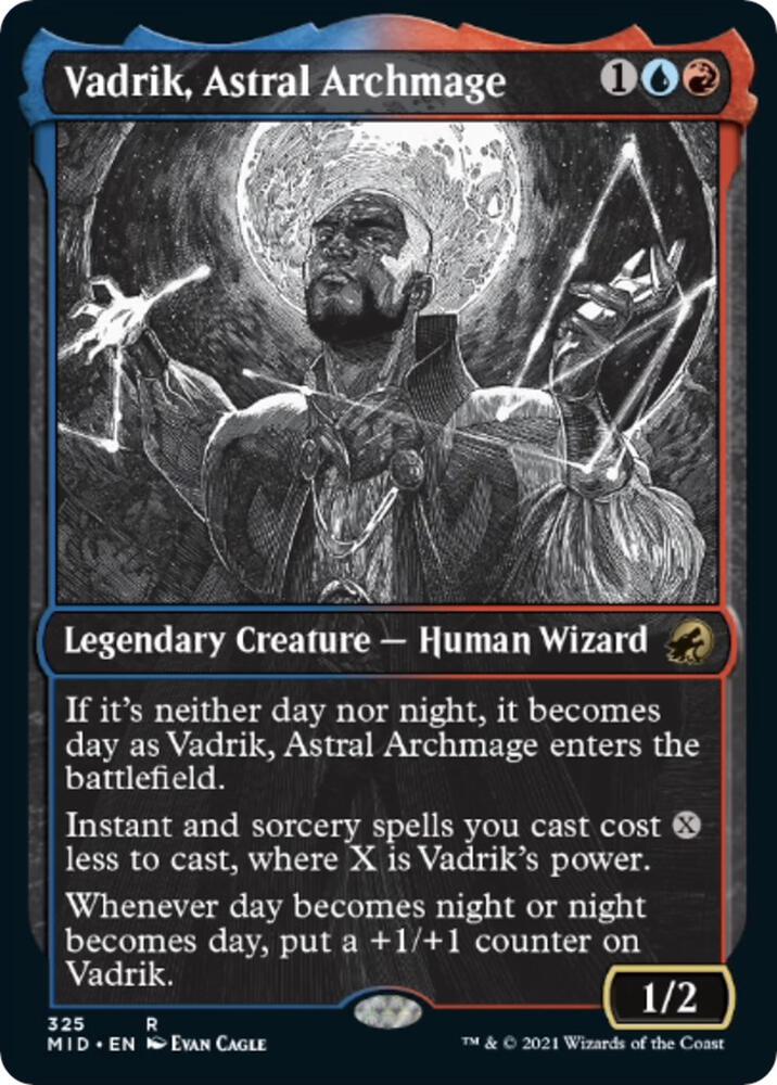 Vadrik, Astral Archmage (Showcase) (325) [Innistrad: Midnight Hunt] [Showcase]