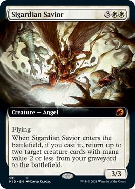 Sigardian Savior (Extended Art) (331) [Innistrad: Midnight Hunt] [Extended Art]