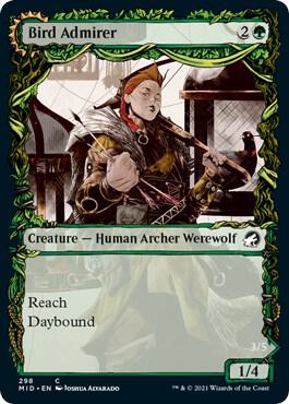 Bird Admirer (Showcase) (298) [Innistrad: Midnight Hunt] [Showcase]
