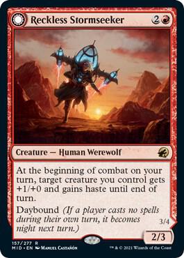 Reckless Stormseeker (157) [Innistrad: Midnight Hunt]