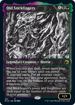 Old Stickfingers (Showcase) (321) [Innistrad: Midnight Hunt] [Showcase]