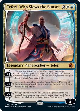 Teferi, Who Slows the Sunset (245) [Innistrad: Midnight Hunt]
