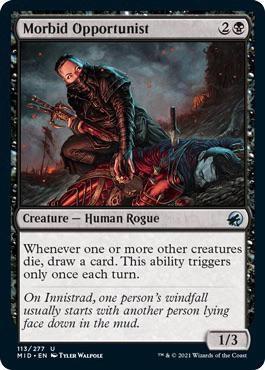 Morbid Opportunist (113) [Innistrad: Midnight Hunt]