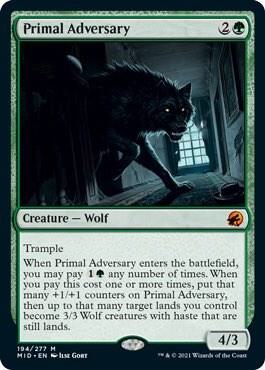 Primal Adversary (194) [Innistrad: Midnight Hunt]
