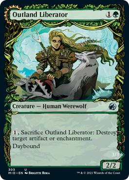 Outland Liberator (Showcase) (303) [Innistrad: Midnight Hunt] [Showcase]