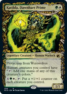 Katilda, Dawnhart Prime (Showcase) (309) [Innistrad: Midnight Hunt] [Showcase]