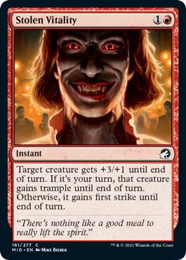 Stolen Vitality (161) [Innistrad: Midnight Hunt]