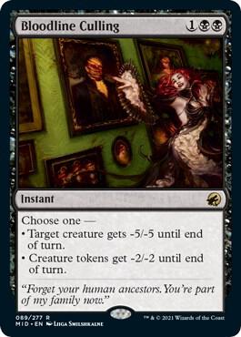Bloodline Culling (89) [Innistrad: Midnight Hunt]