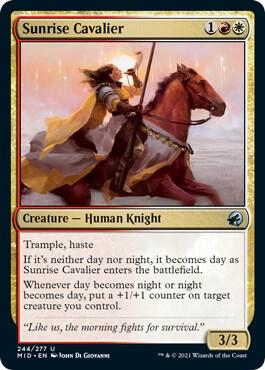 Sunrise Cavalier (244) [Innistrad: Midnight Hunt]