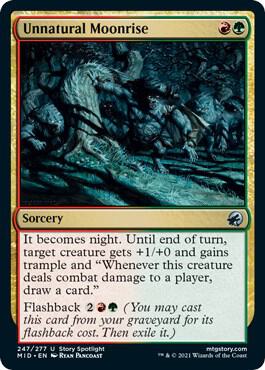 Unnatural Moonrise (247) [Innistrad: Midnight Hunt]