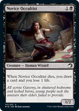 Novice Occultist (117) [Innistrad: Midnight Hunt]