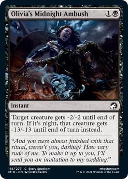 Olivia's Midnight Ambush (118) [Innistrad: Midnight Hunt]
