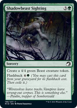 Shadowbeast Sighting (198) [Innistrad: Midnight Hunt]