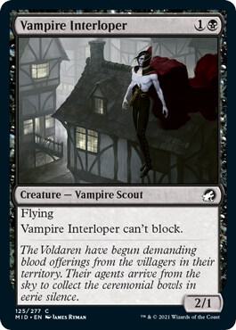 Vampire Interloper (125) [Innistrad: Midnight Hunt]