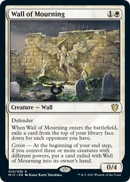 Wall of Mourning (10) [Midnight Hunt Commander]