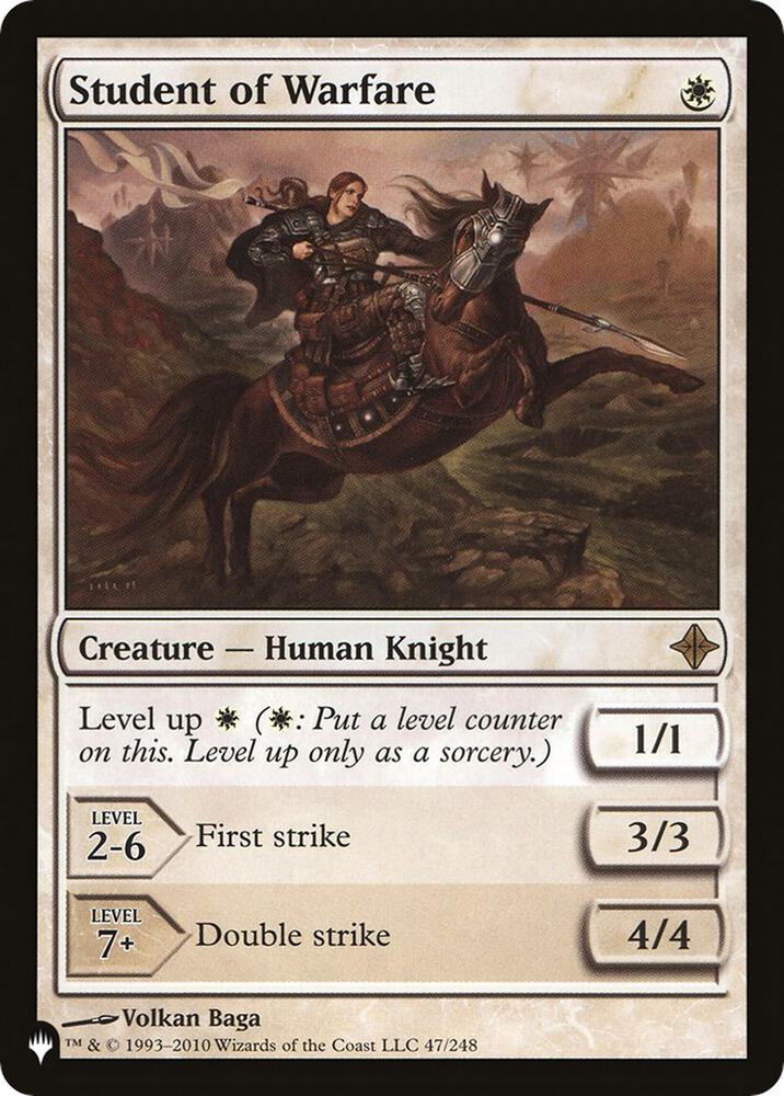 Student of Warfare (47/248) [The List]