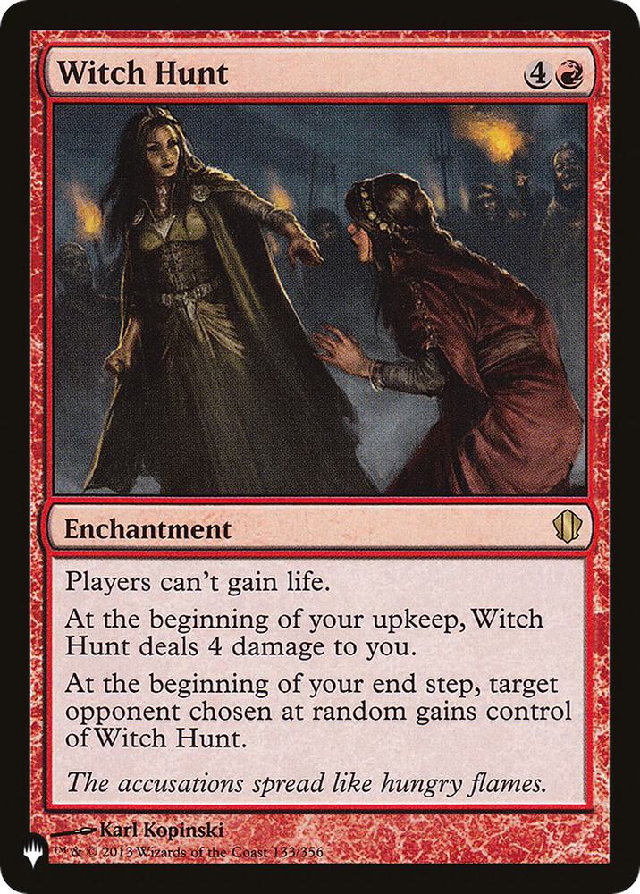 Witch Hunt (133/356) [The List]
