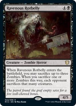 Ravenous Rotbelly (22) [Midnight Hunt Commander]