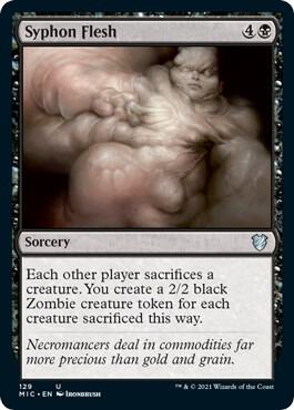 Syphon Flesh (129) [Midnight Hunt Commander]