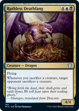 Ruthless Deathfang (154) [Midnight Hunt Commander]