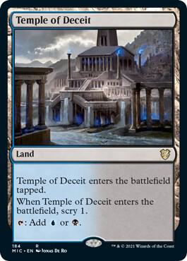 Temple of Deceit (184) [Midnight Hunt Commander]