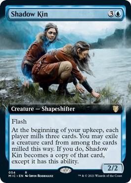 Shadow Kin (Extended Art) (54) [Midnight Hunt Commander] [Extended Art]