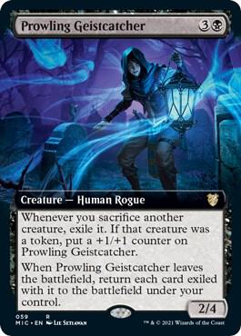 Prowling Geistcatcher (Extended Art) (59) [Midnight Hunt Commander] [Extended Art]