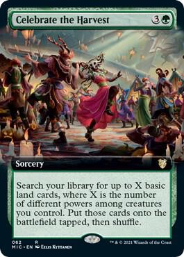 Celebrate the Harvest (Extended Art) (62) [Midnight Hunt Commander] [Extended Art]