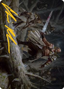 Tovolar, Dire Overlord Art Card (05/81) (Gold-Stamped Signature) [Innistrad: Midnight Hunt Art Series]