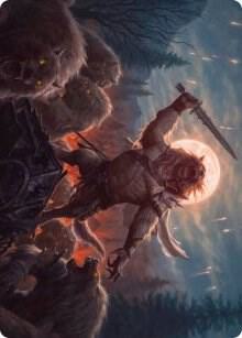 Tovolar, the Midnight Scourge Art Card (06/81) [Innistrad: Midnight Hunt Art Series]