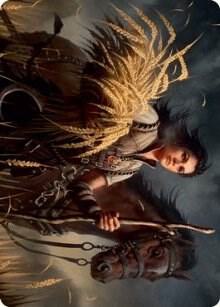 Ambitious Farmhand Art Card (11) [Innistrad: Midnight Hunt Art Series]