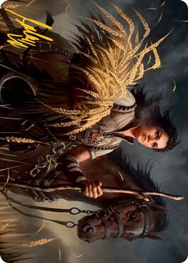 Ambitious Farmhand Art Card (Gold-Stamped Signature) (11) [Innistrad: Midnight Hunt Art Series]