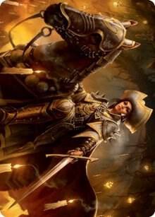 Seasoned Cathar Art Card (12) [Innistrad: Midnight Hunt Art Series]