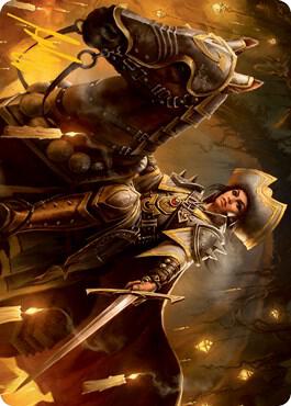 Seasoned Cathar Art Card (Gold-Stamped Signature) (12) [Innistrad: Midnight Hunt Art Series]