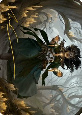 Candlegrove Witch Art Card (15/81) (Gold-Stamped Signature) [Innistrad: Midnight Hunt Art Series]