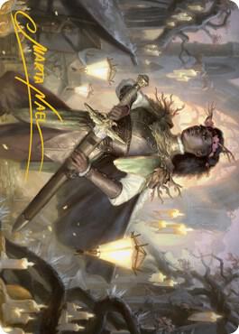 Sungold Sentinel Art Card (Gold-Stamped Signature) (20) [Innistrad: Midnight Hunt Art Series]