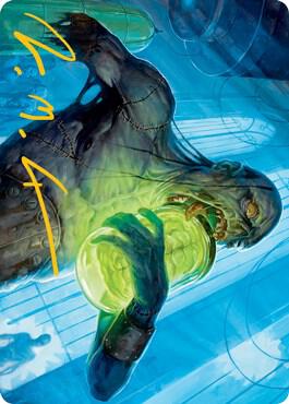 Larder Zombie Art Card (Gold-Stamped Signature) (24) [Innistrad: Midnight Hunt Art Series]