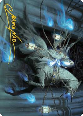 Patrician Geist Art Card (Gold-Stamped Signature) (28) [Innistrad: Midnight Hunt Art Series]