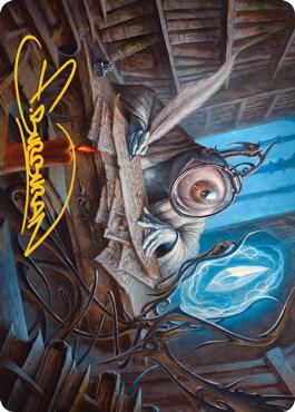 Unblinking Observer Art Card (Gold-Stamped Signature) (31) [Innistrad: Midnight Hunt Art Series]