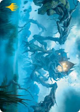 Creeping Inn Art Card (Gold-Stamped Signature) (34) [Innistrad: Midnight Hunt Art Series]