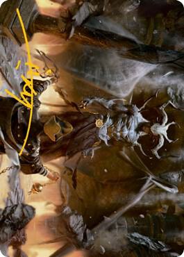 Ormendahl, the Corrupter Art Card (Gold-Stamped Signature) (38) [Innistrad: Midnight Hunt Art Series]