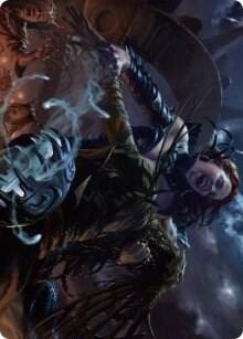 Olivia's Midnight Ambush Art Card (39) [Innistrad: Midnight Hunt Art Series]