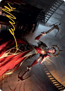 Bloodthirsty Adversary Art Card (Gold-Stamped Signature) (41) [Innistrad: Midnight Hunt Art Series]