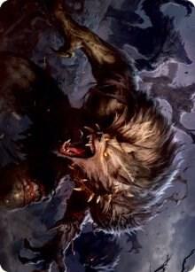 Village Reavers Art Card (45) [Innistrad: Midnight Hunt Art Series]
