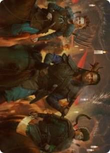 Candlelit Cavalry Art Card (48) [Innistrad: Midnight Hunt Art Series]