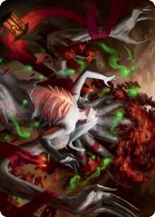 Dryad's Revival Art Card (50) [Innistrad: Midnight Hunt Art Series]