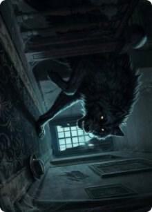 Primal Adversary Art Card (52) [Innistrad: Midnight Hunt Art Series]